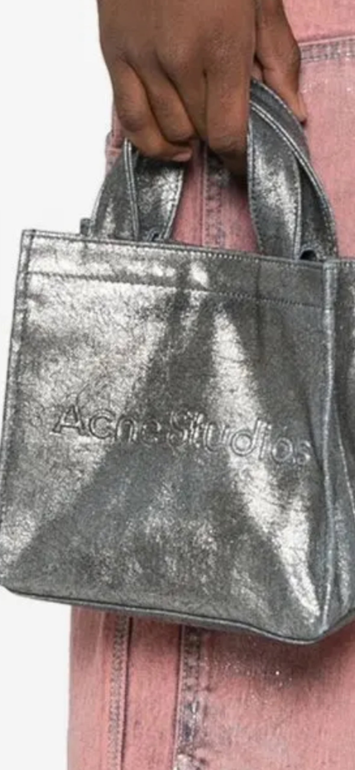 Acne Studios Liten Totebag Med Logotyp Shoulder bag