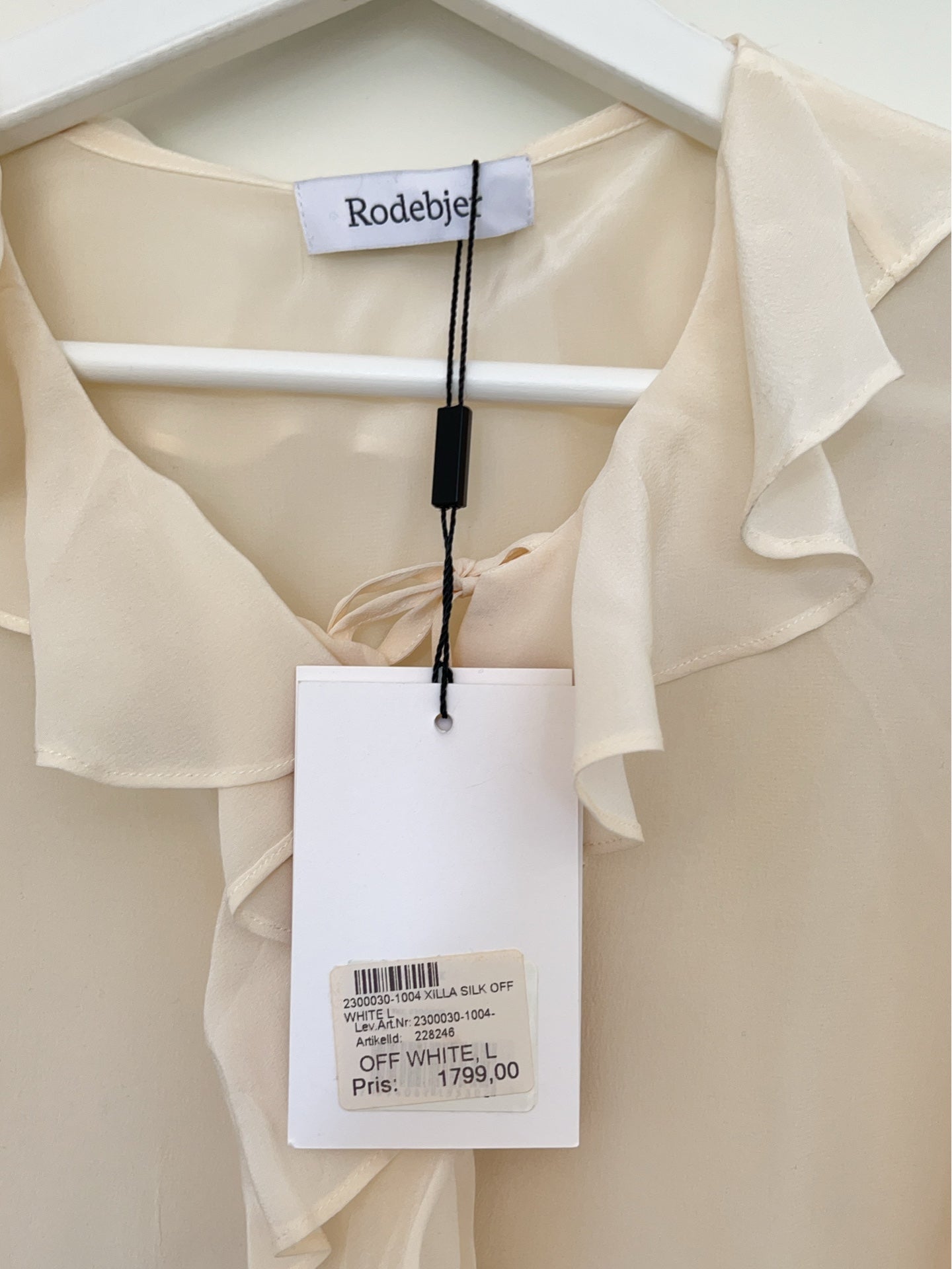 Rodebjer Xilla Silk-sidenblus NWT