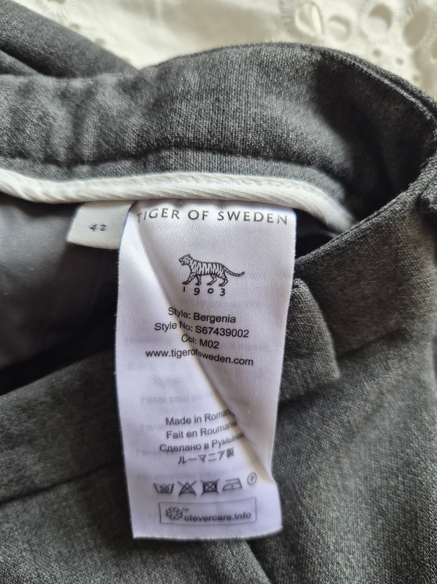 Tiger of Sweden Suit Trousers