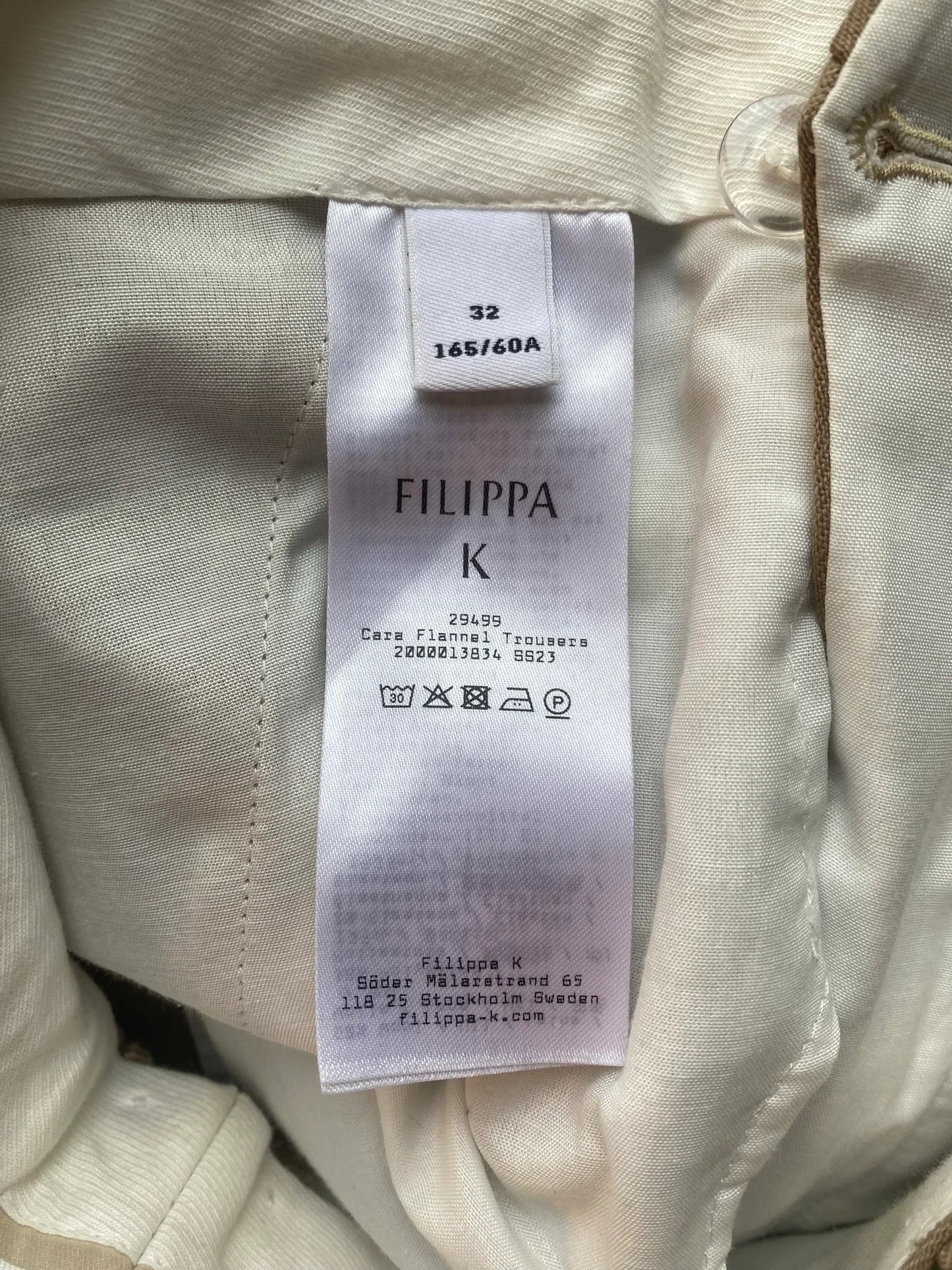 Filippa K Cara Flannel-ullbyxor