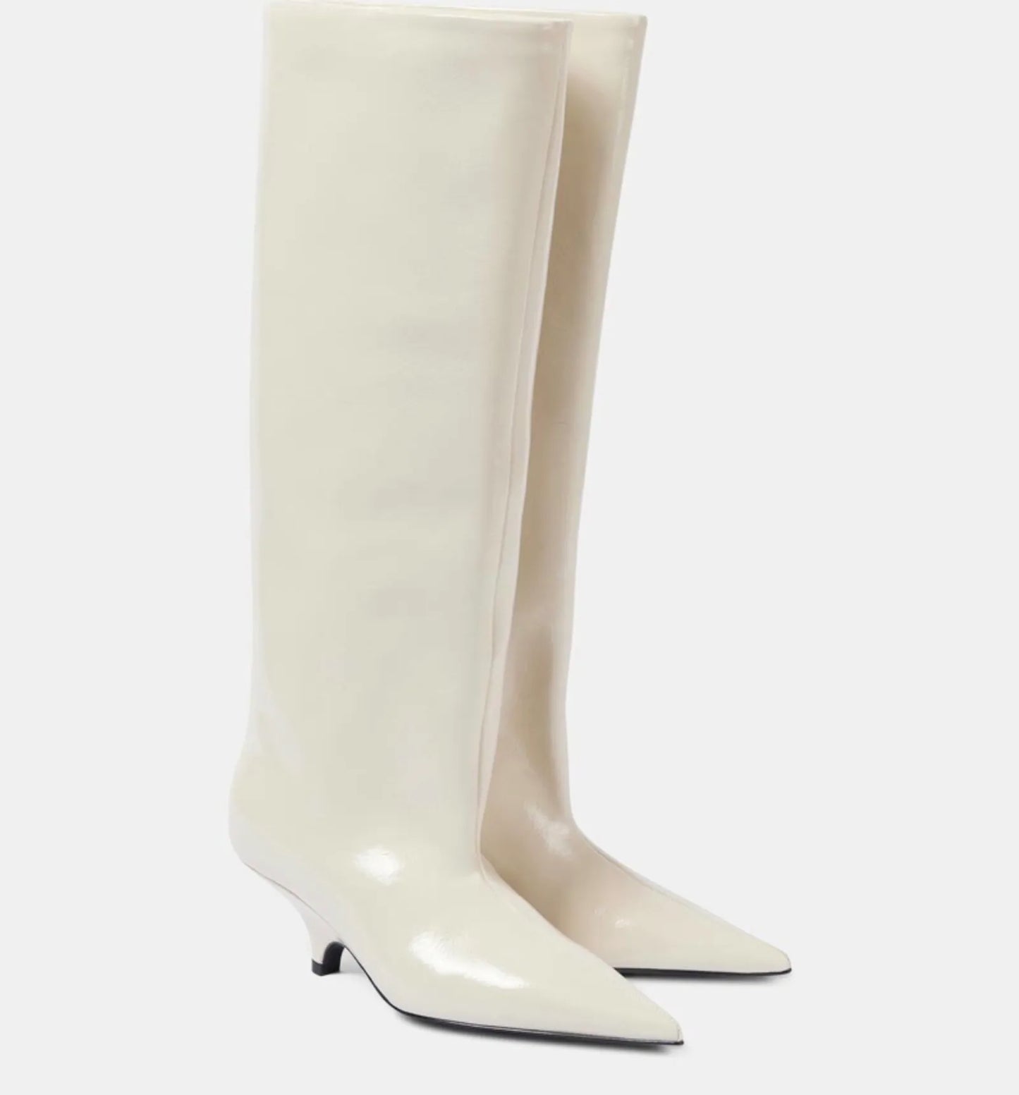 Toteme Patent Leather Knee-high-skinnboots