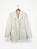 Dissh Liv Cream Boyfriend Blazer