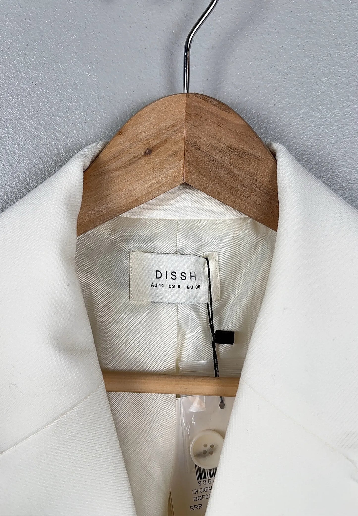 Dissh Liv Cream Boyfriend Blazer