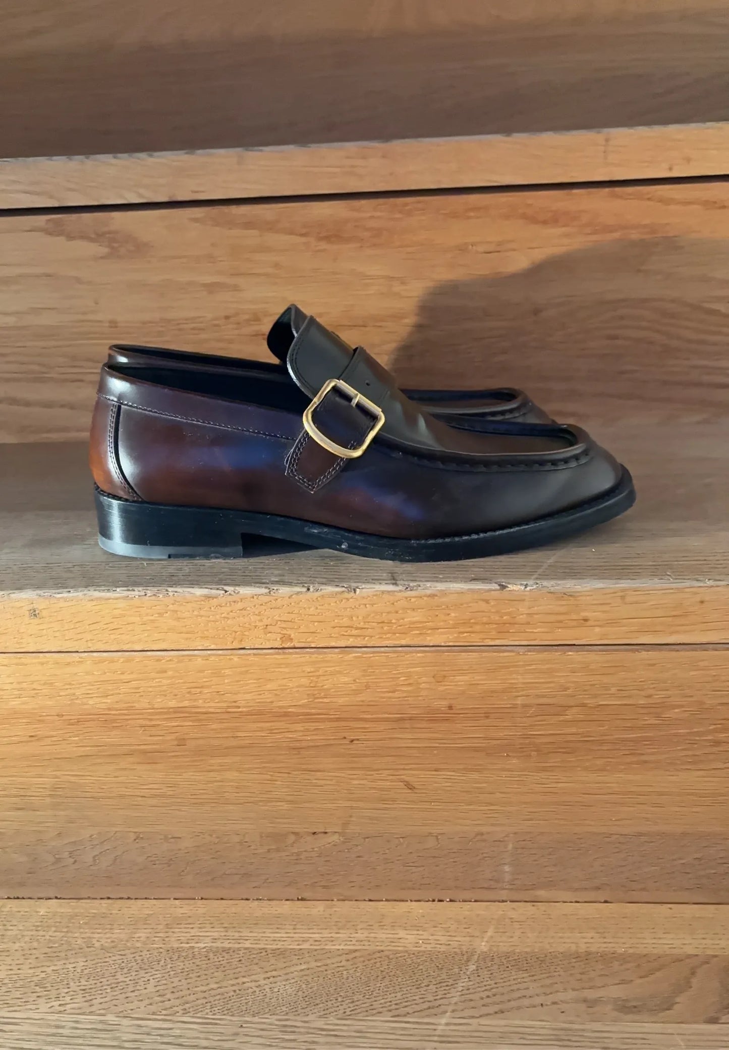Dries Van Noten Leather-skinnloafers