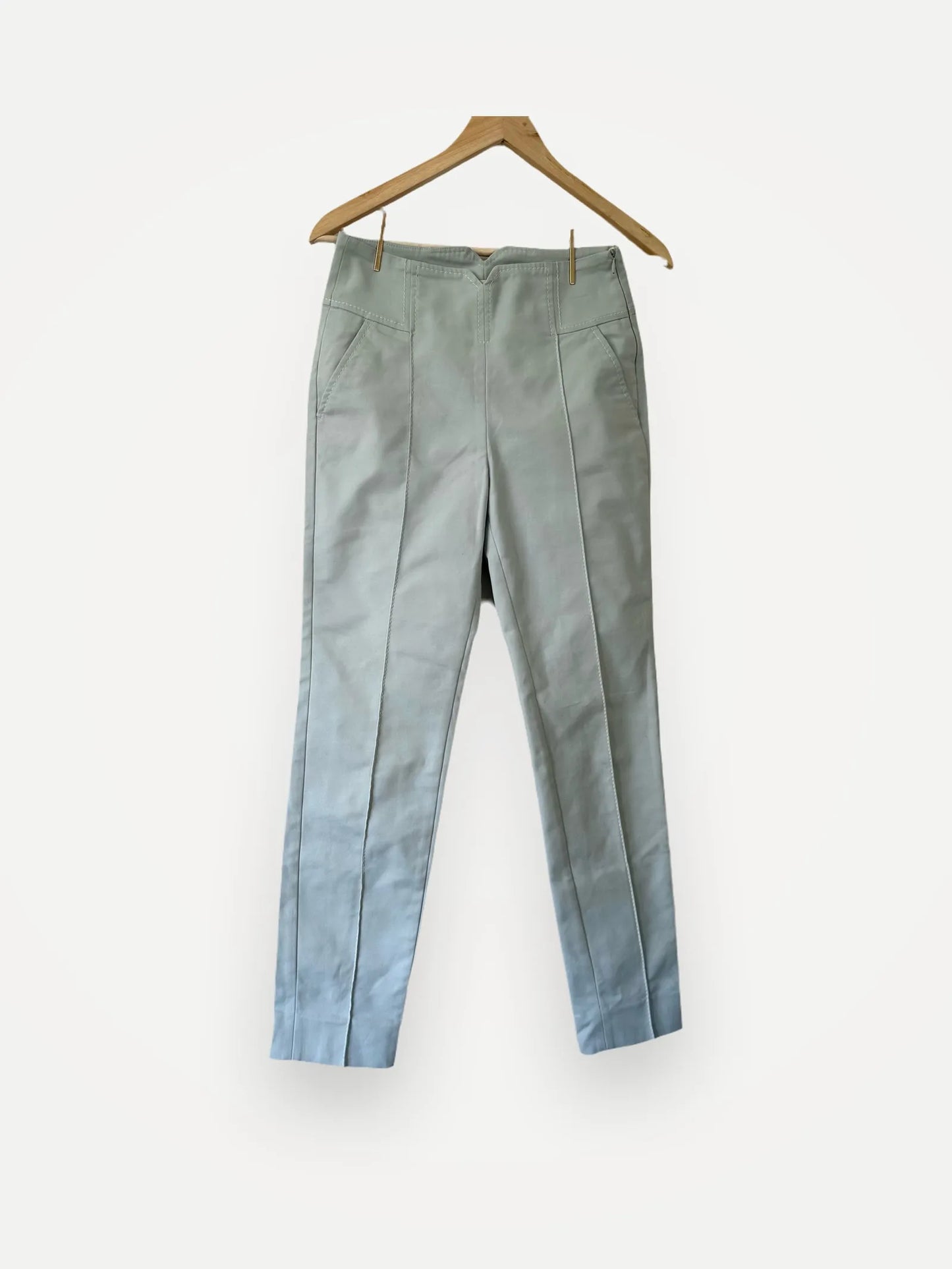Dorothee Schumacher Bold Silhouette Blue High Waist Trousers