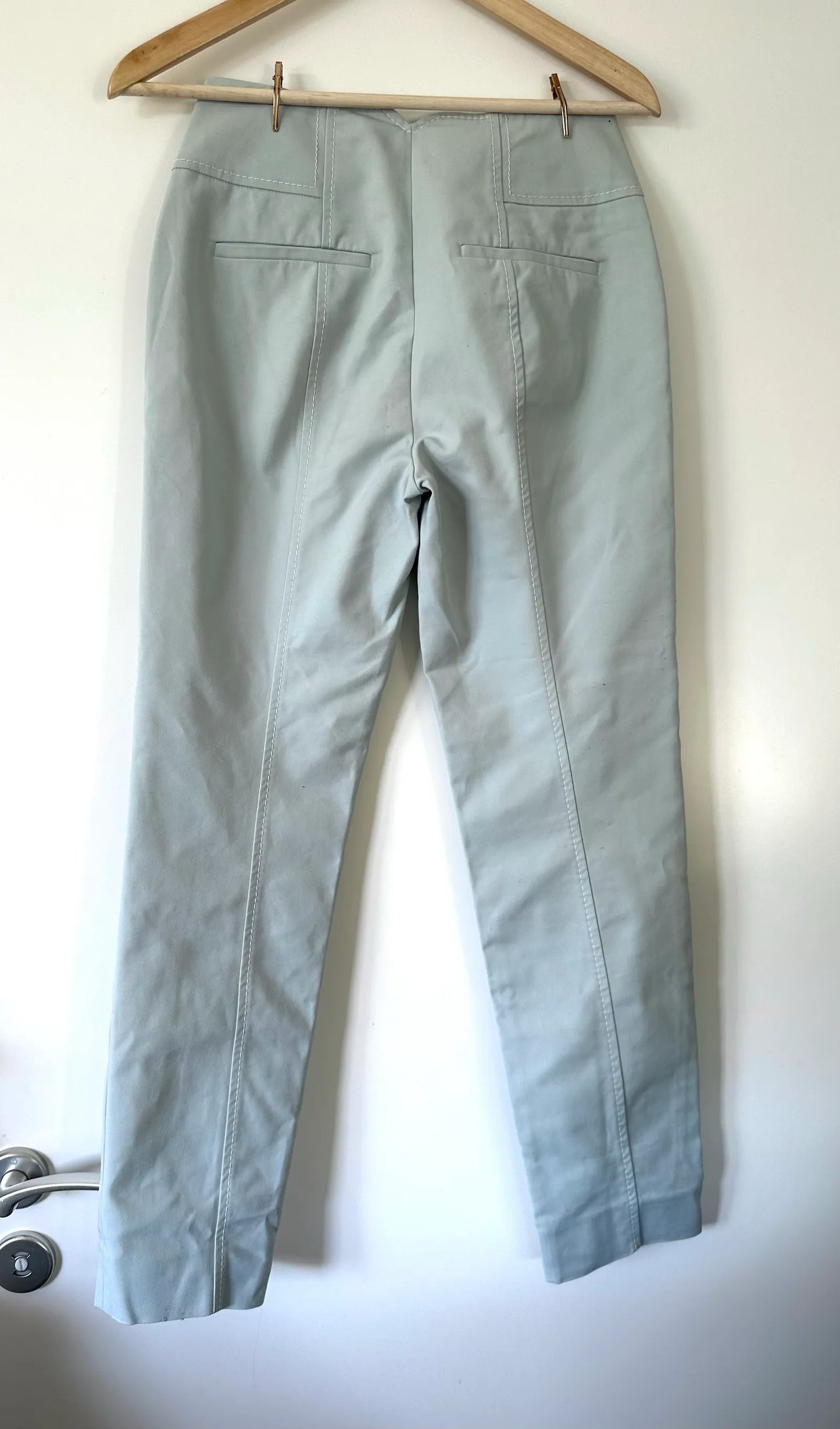 Dorothee Schumacher Bold Silhouette Blue High Waist Trousers