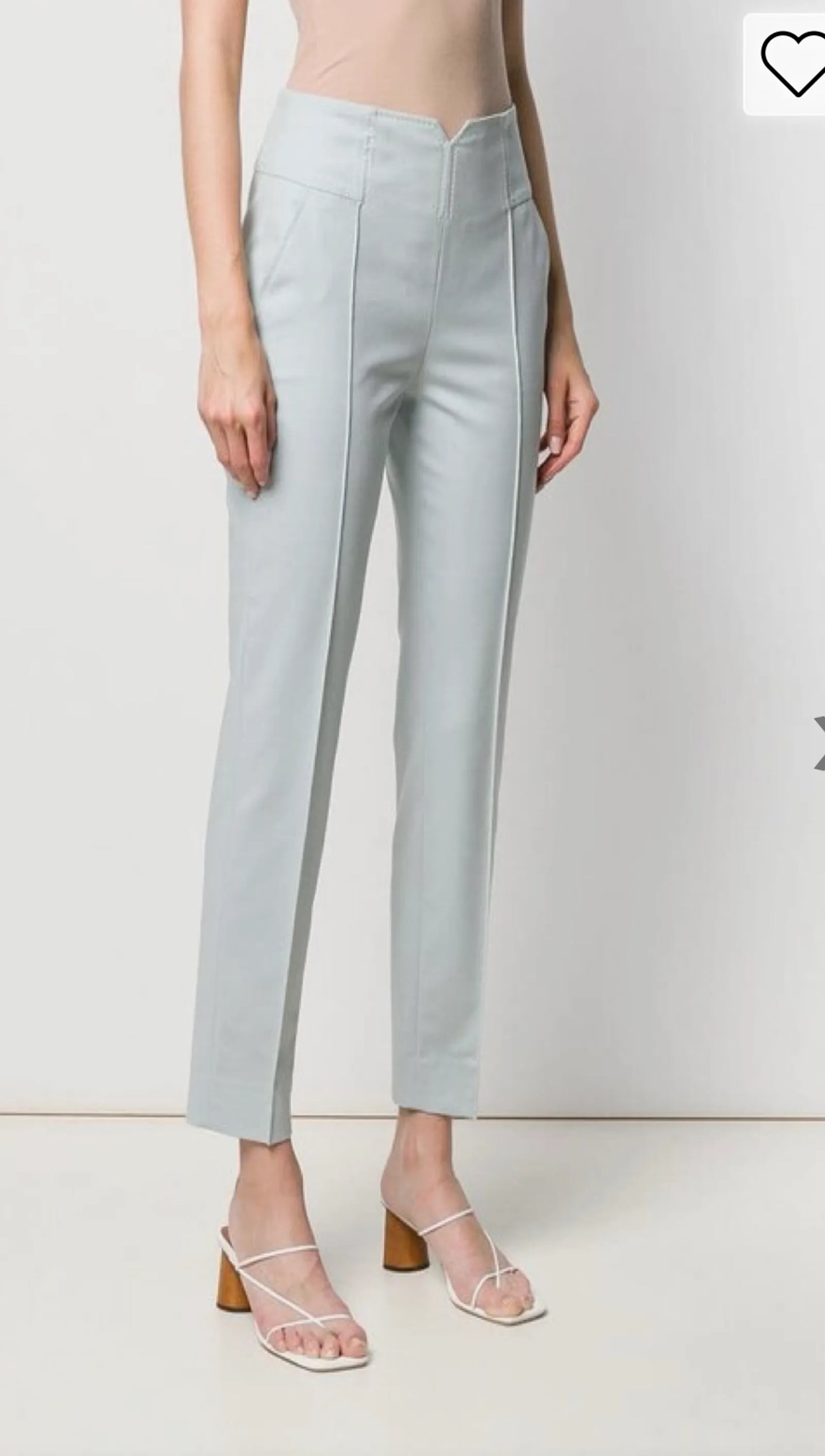 Dorothee Schumacher Bold Silhouette Blue High Waist Trousers