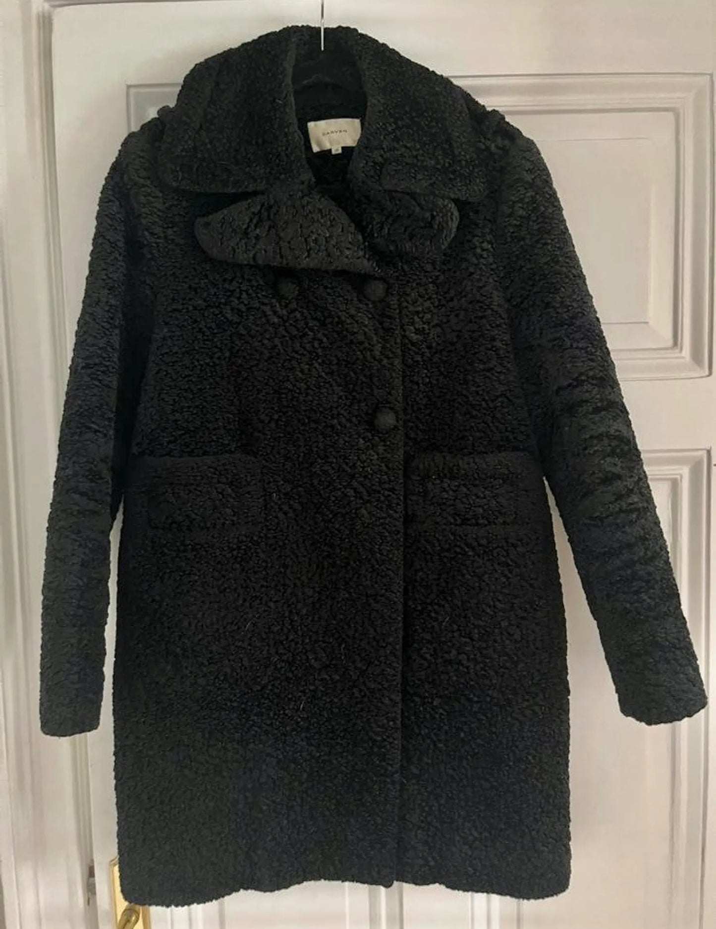 Carven Faux Fur Asktrikhan Coat