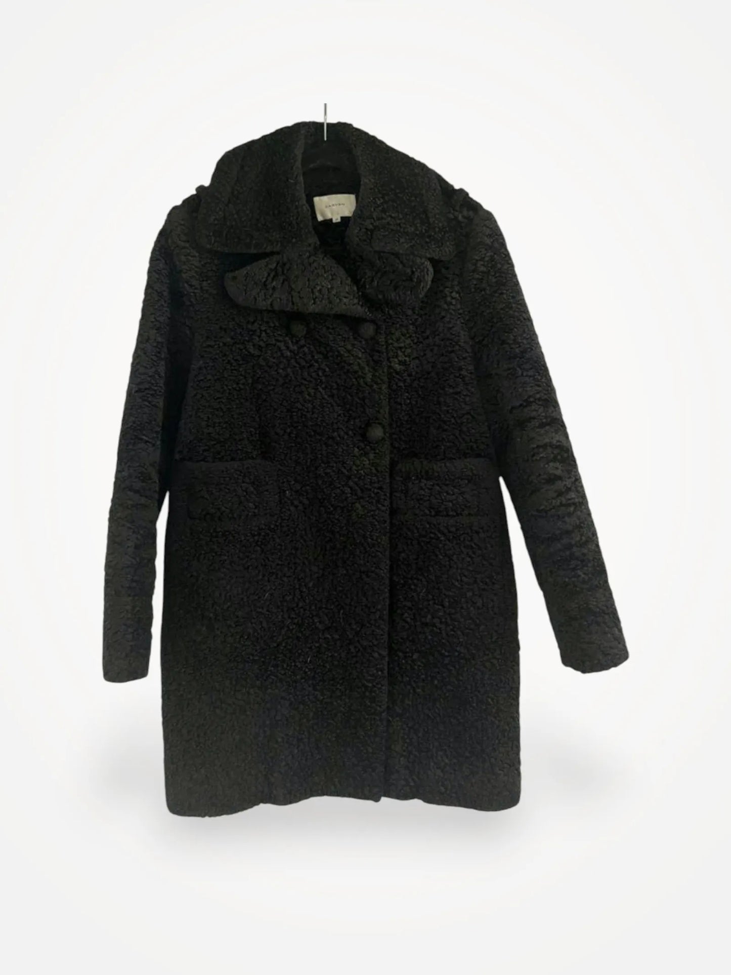 Carven Faux Fur Asktrikhan Coat