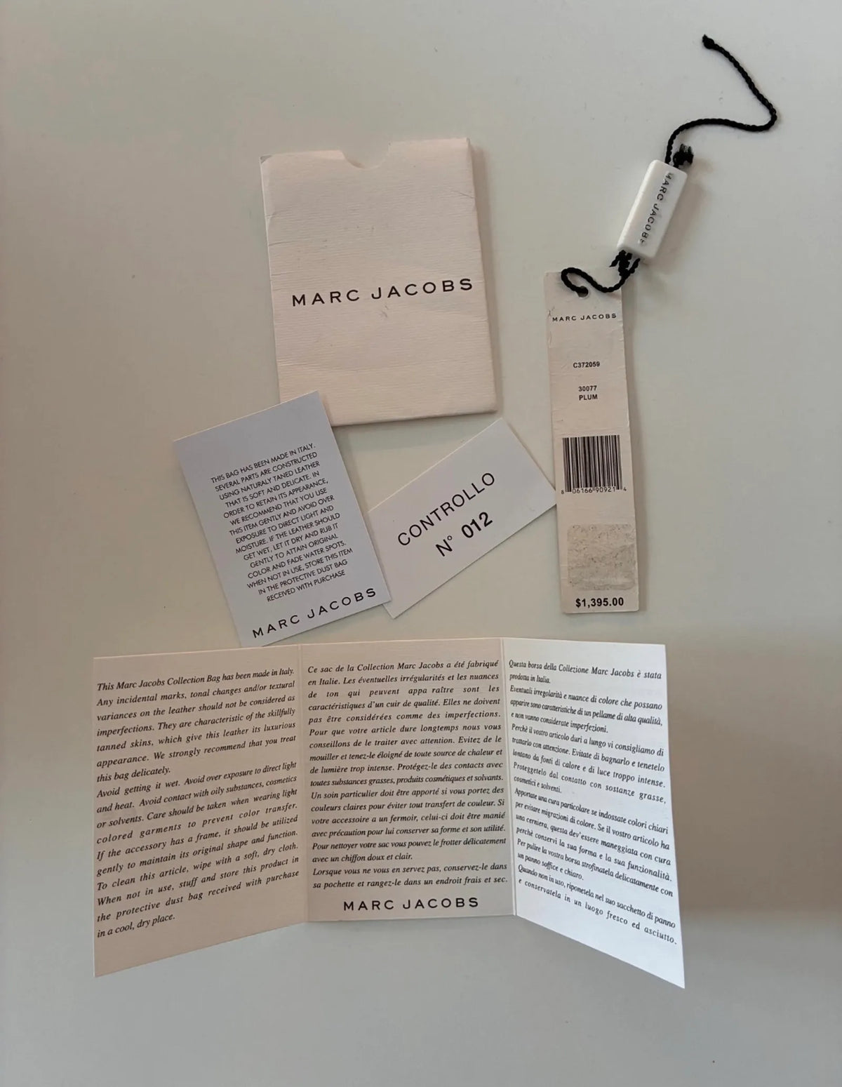 Marc Jacobs Mina Stam-skinnhandväska