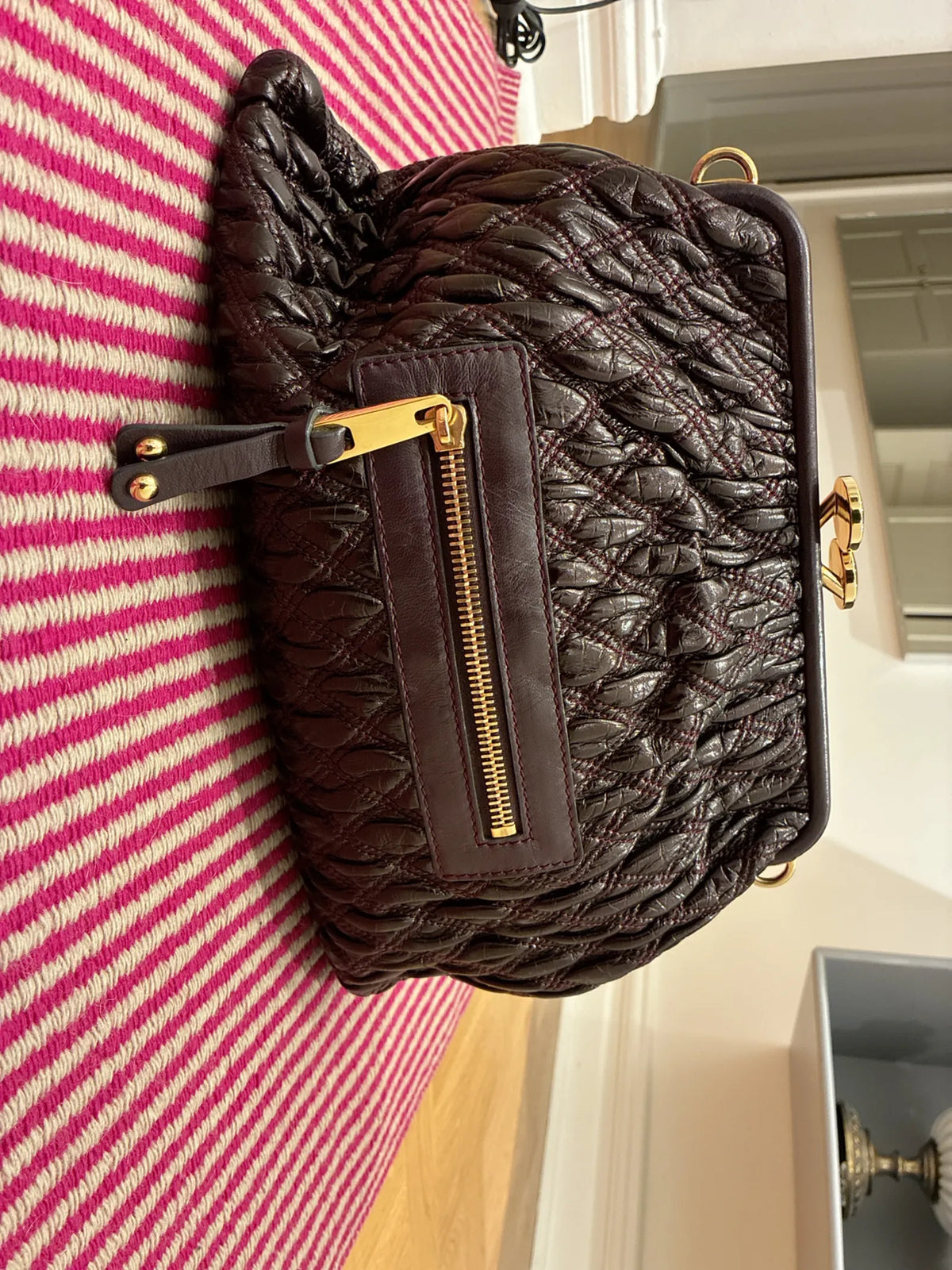 Marc Jacobs Mina Stam-skinnhandväska