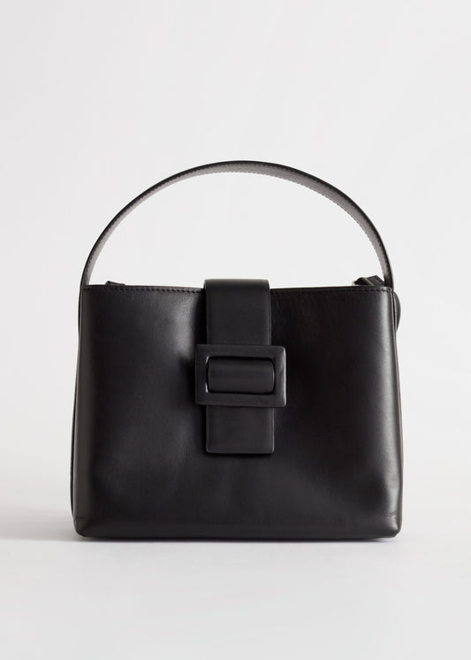 & Other Stories Small Leather Shoulder Handbag