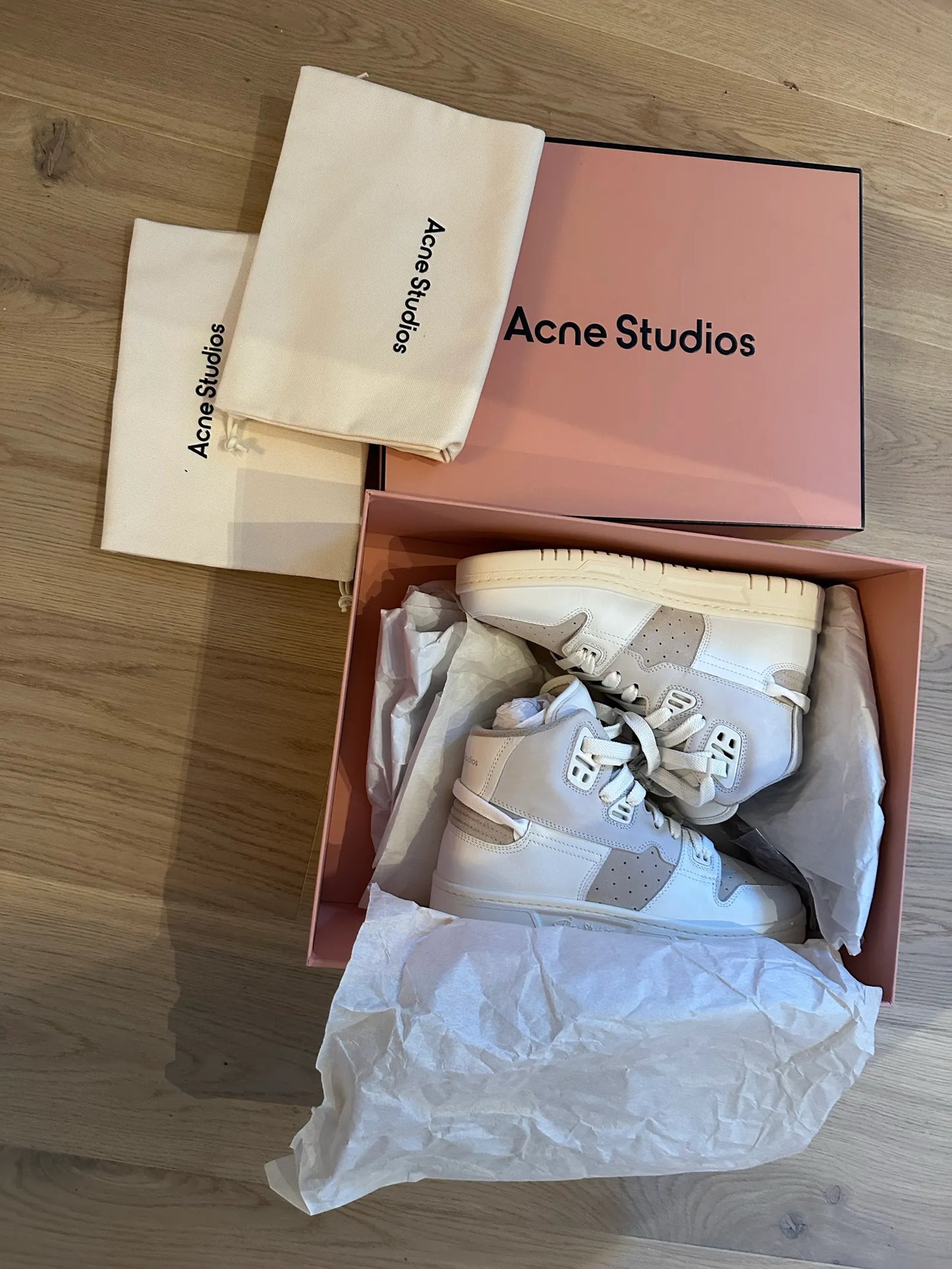 Acne Studios Sthlm High Es Mix W-sneakers NWOT