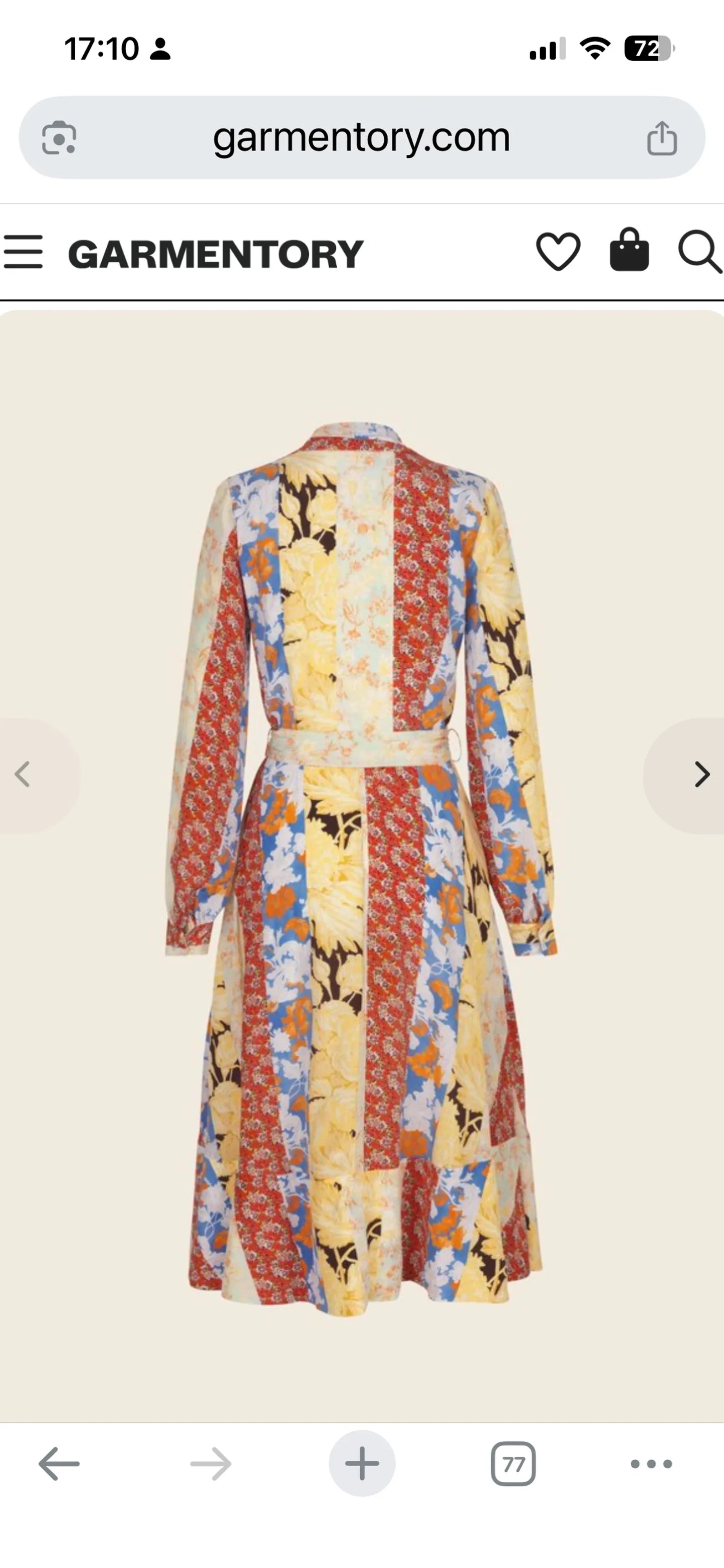 Stine Goya Wallpaper Silk Dress