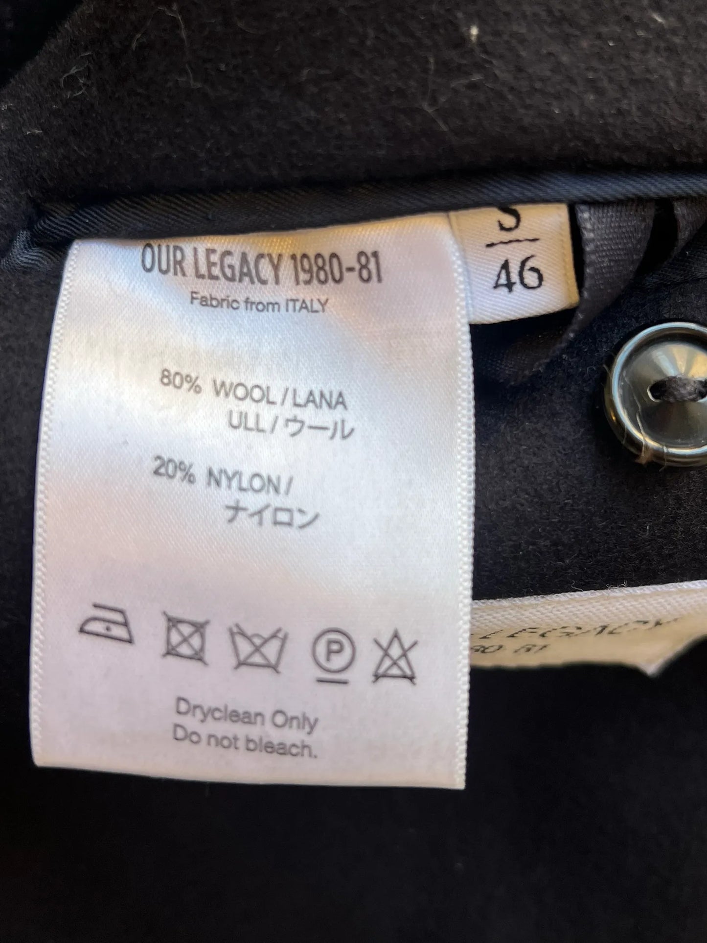 Our Legacy Coat