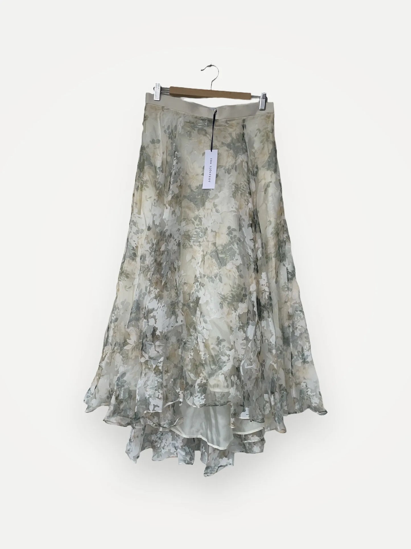 Ida Sjöstedt Gardenia Green Floral-kjol NWT