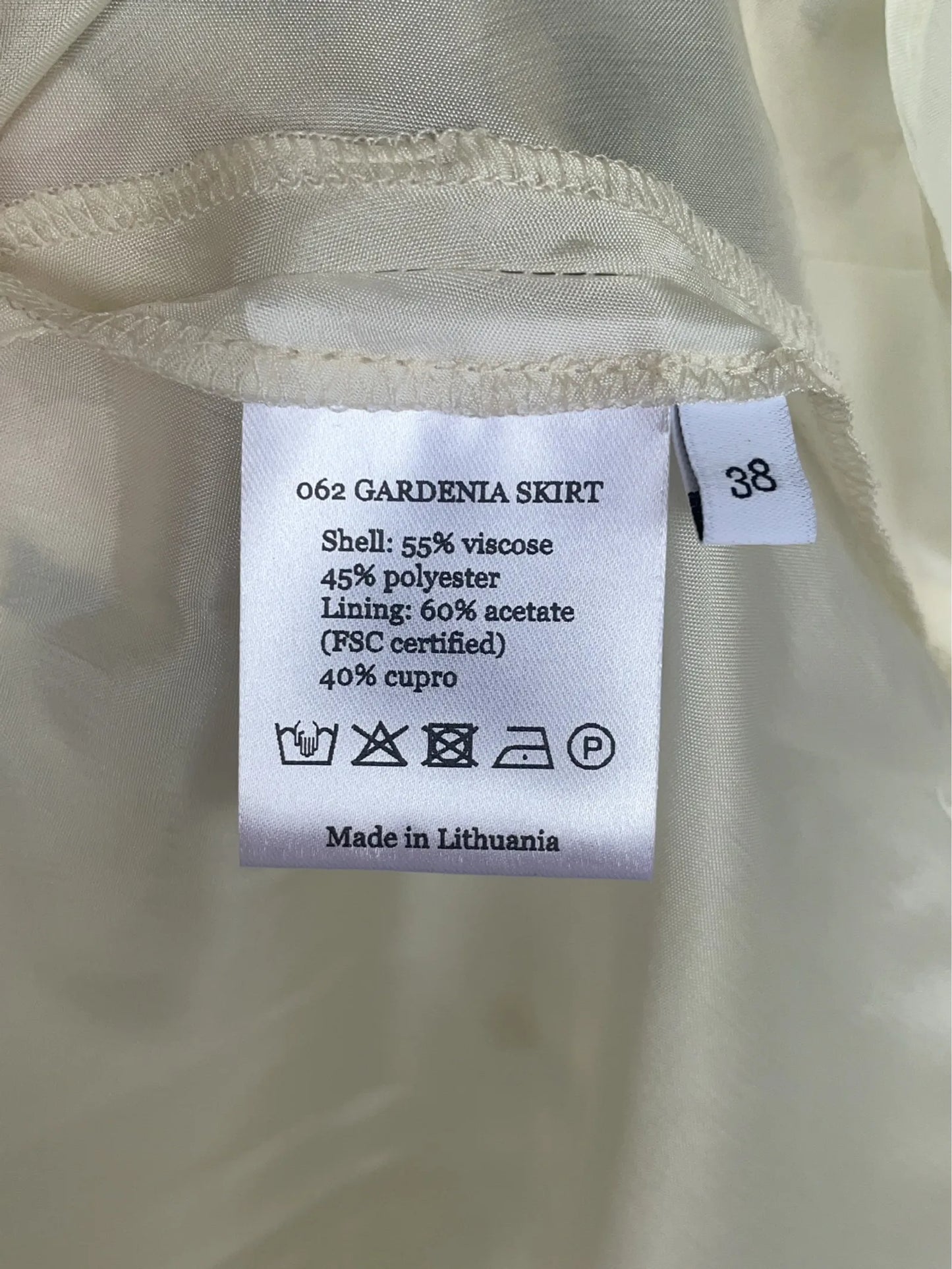 Ida Sjöstedt Gardenia Green Floral-kjol NWT