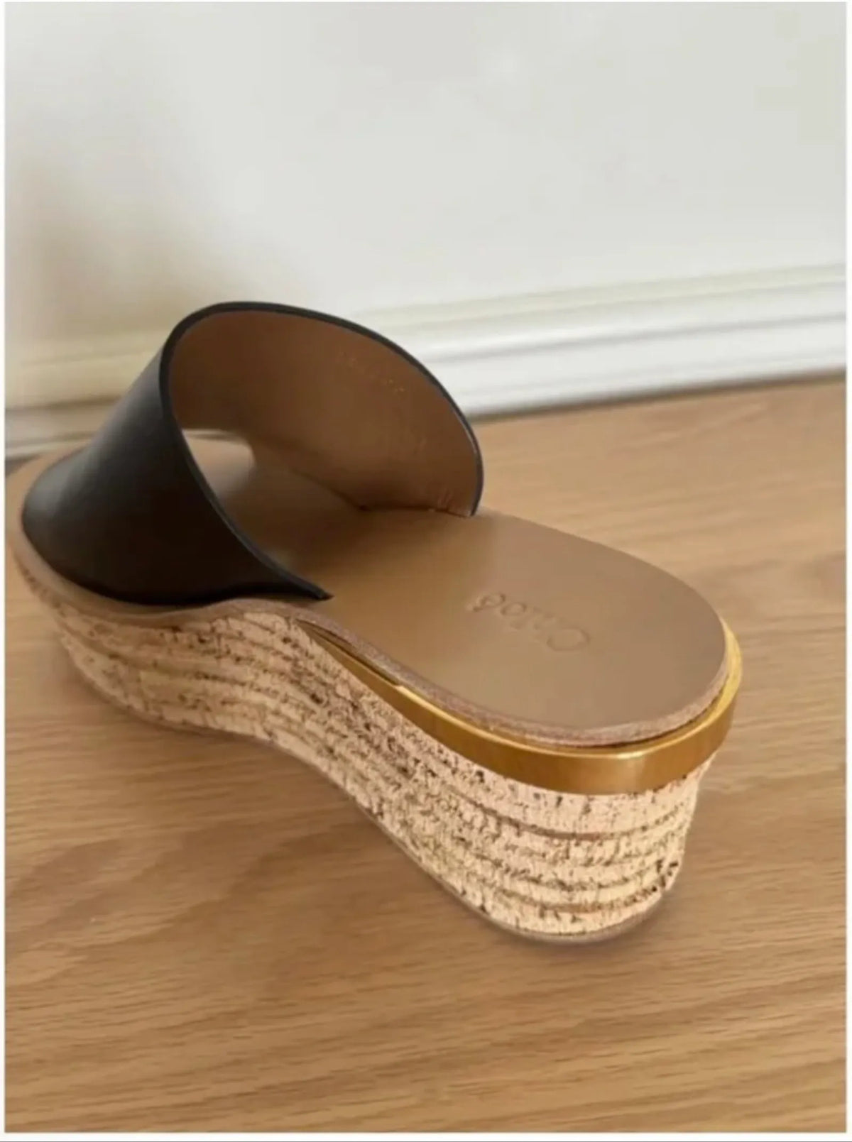 Chloé-skinnsandaler