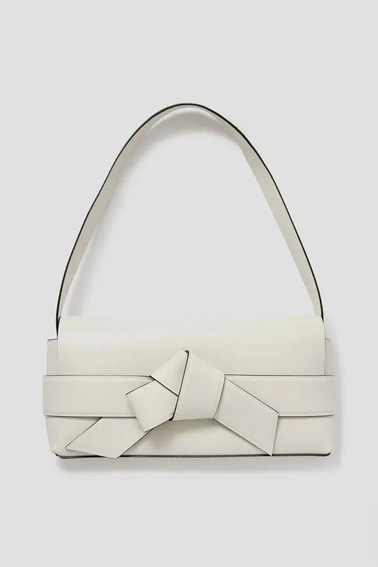 Acne Studios Knotted Leather Shoulder Bag Handbag
