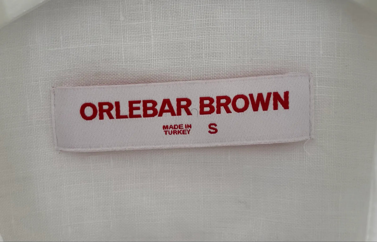 Orlebar Brown-linneskjorta NWOT