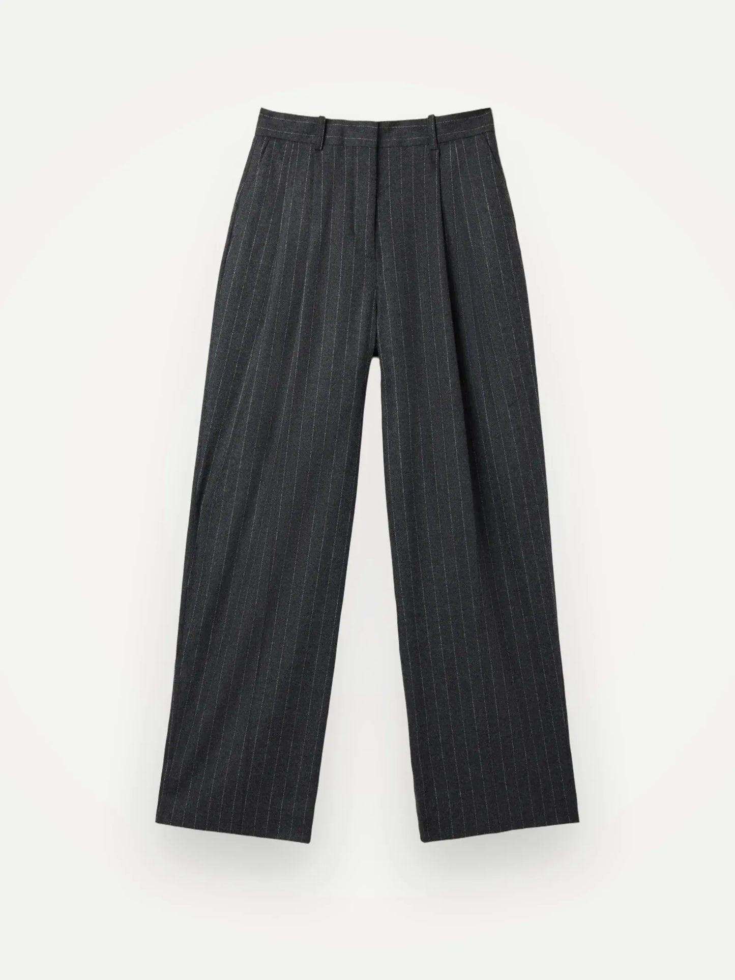 Dagmar Relaxed Pinstripe-ullkostymbyxor
