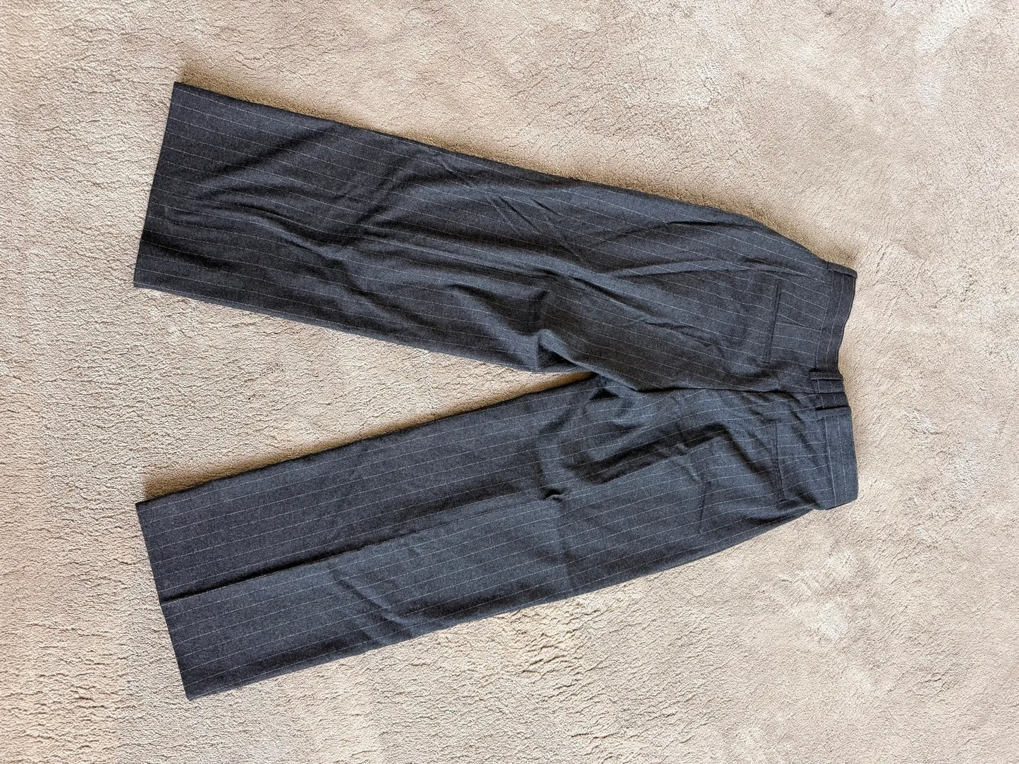 Dagmar Relaxed Pinstripe-ullkostymbyxor