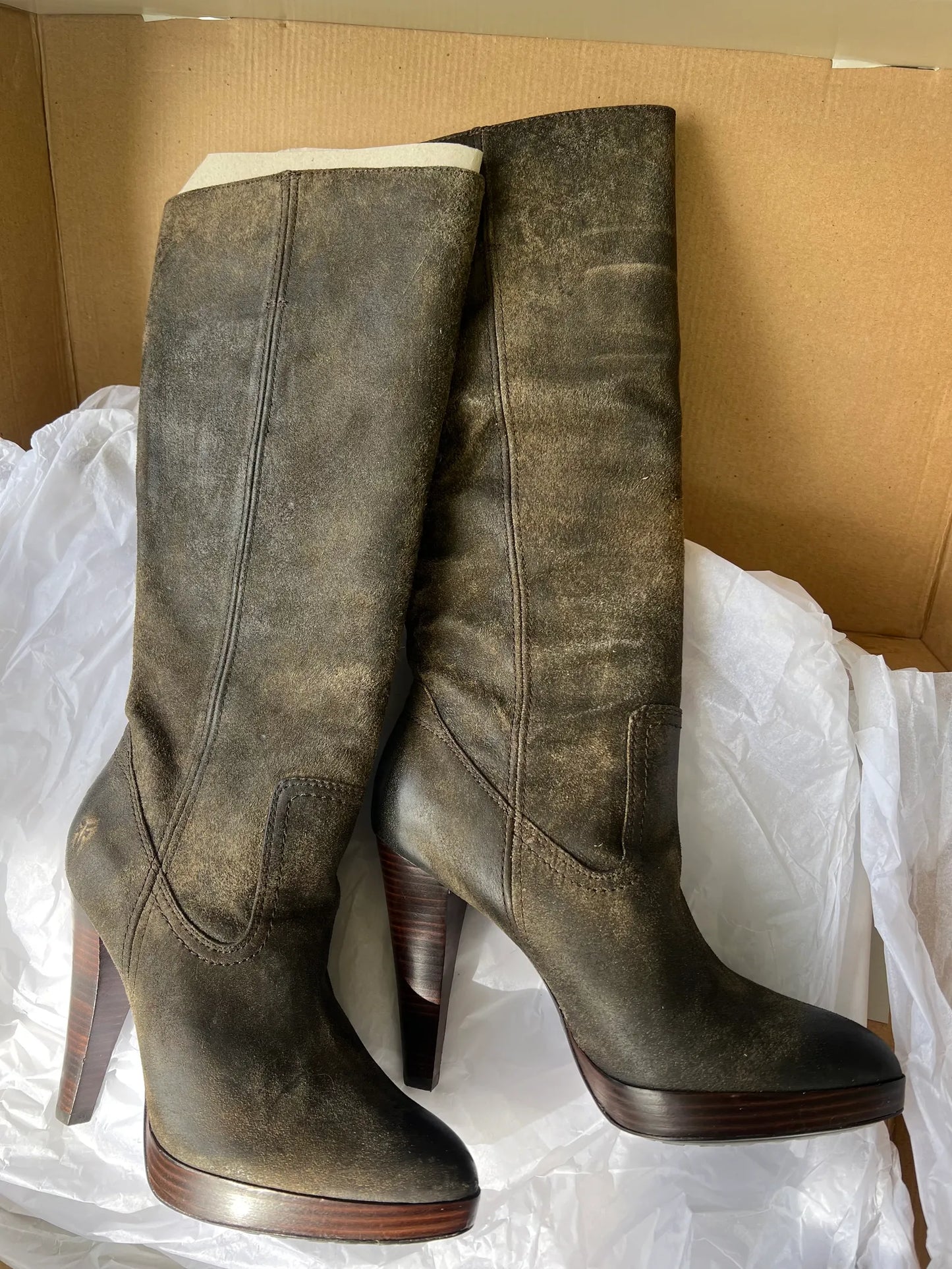 FRYE Harlow Campus-skinnklackar NWT