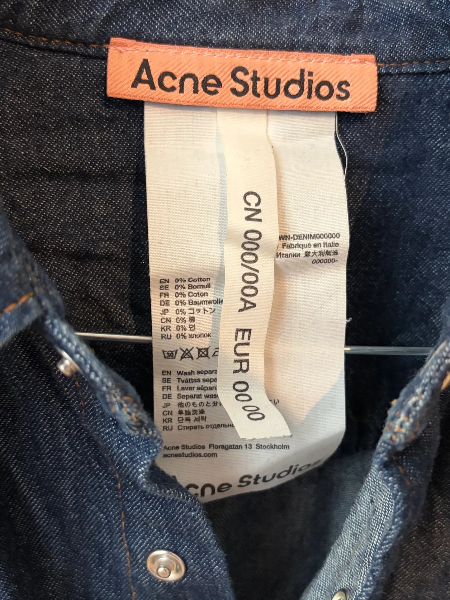 Acne Studios Indigo Shirt