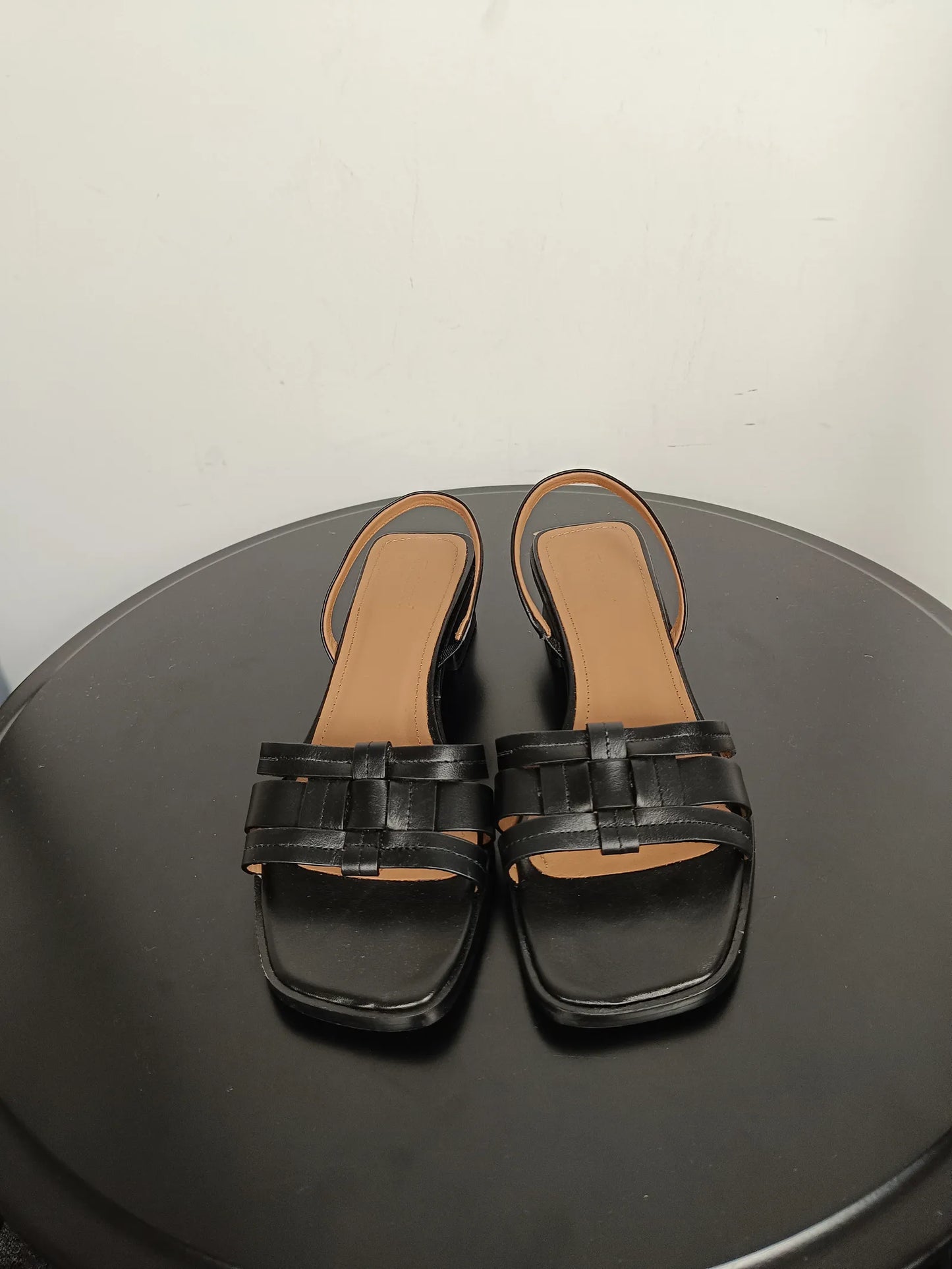 Flattered Freja Leather Black-skinnklackar