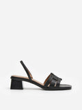 Flattered Freja Leather Black-skinnklackar