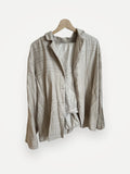 Toteme Monogram Flannel Pj Beige Melange Shirt