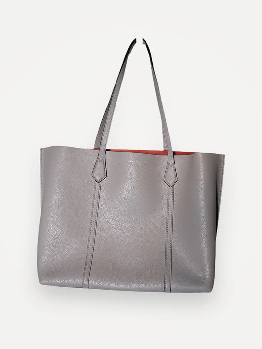 Tory Burch Perry Triple Compartment Tote - Clam Shell-skinnhandväska
