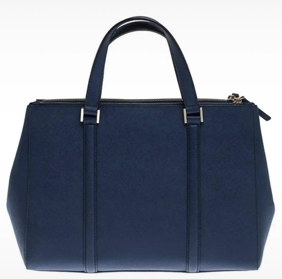 Kate Spade Blue Leather Mulberry Street Leighann Tote-skinnhandväska