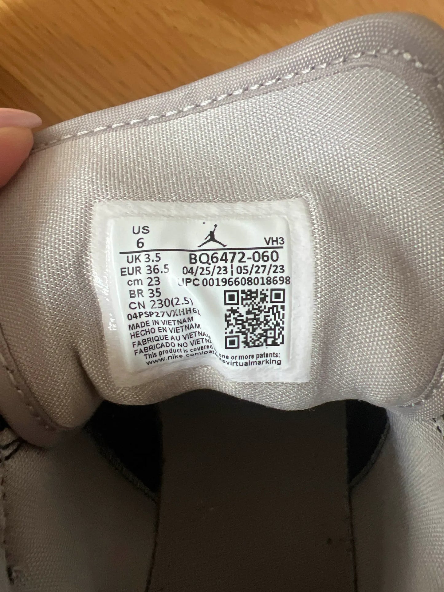 Jordan Air Mid-skinnsneakers
