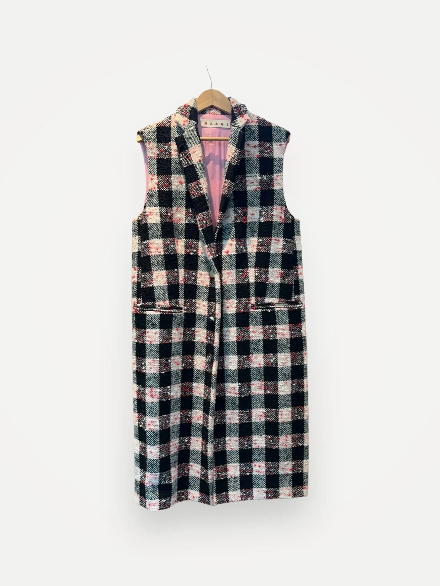 Marni 121 Cm Lång-ullväst NWOT