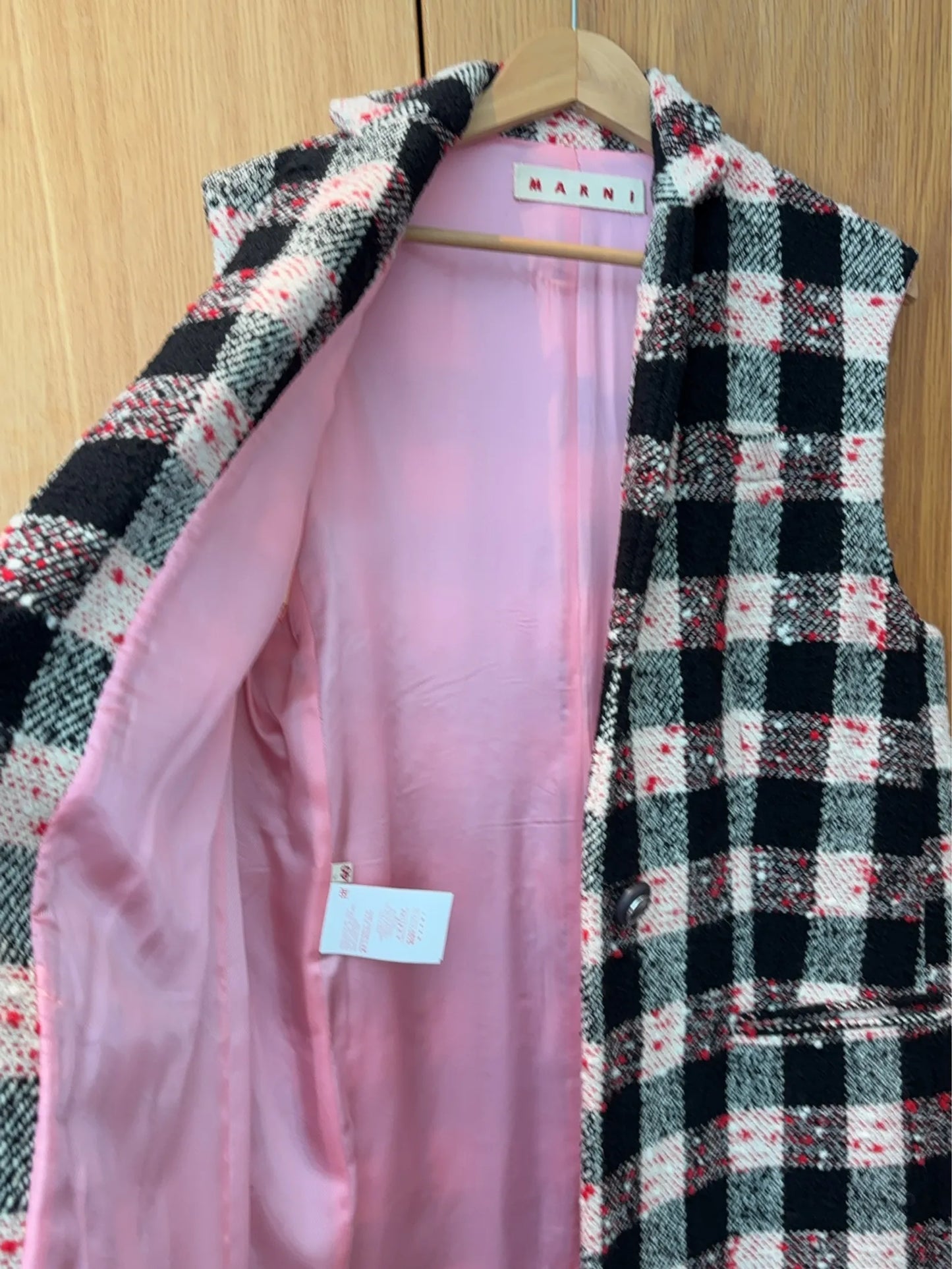 Marni 121 Cm Lång-ullväst NWOT