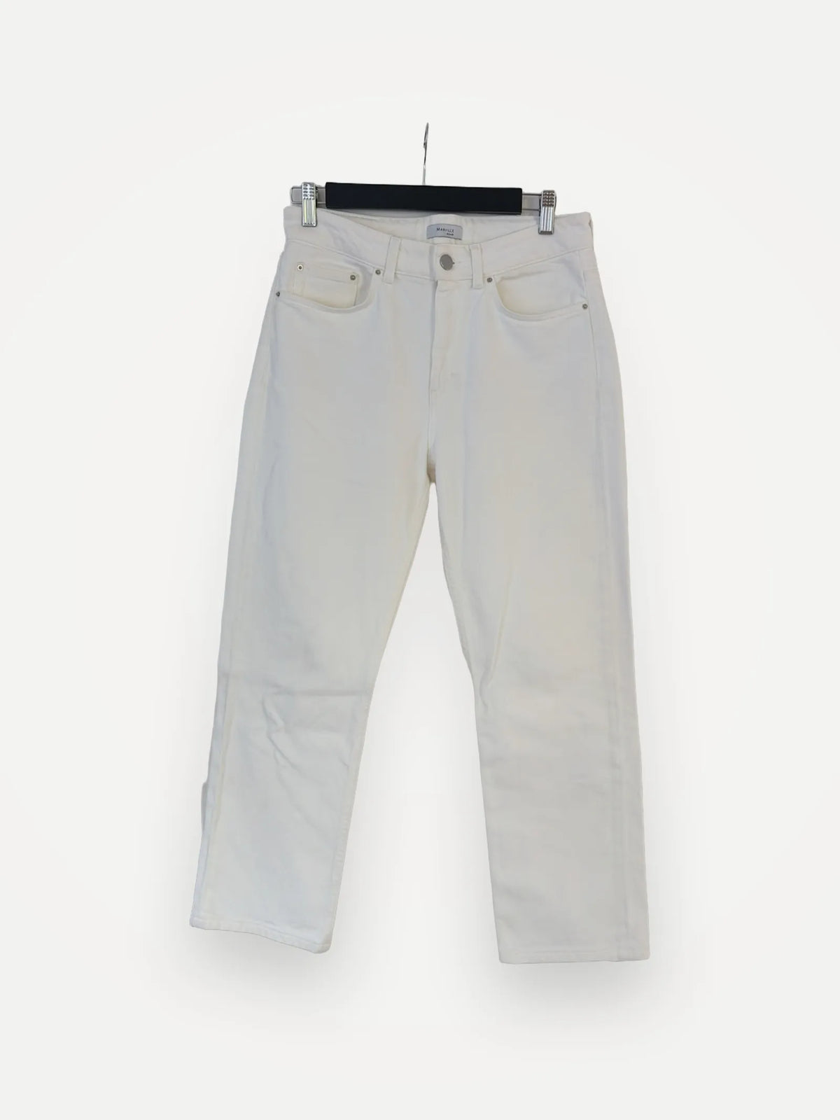 Marville Road Straight Off White Jeans