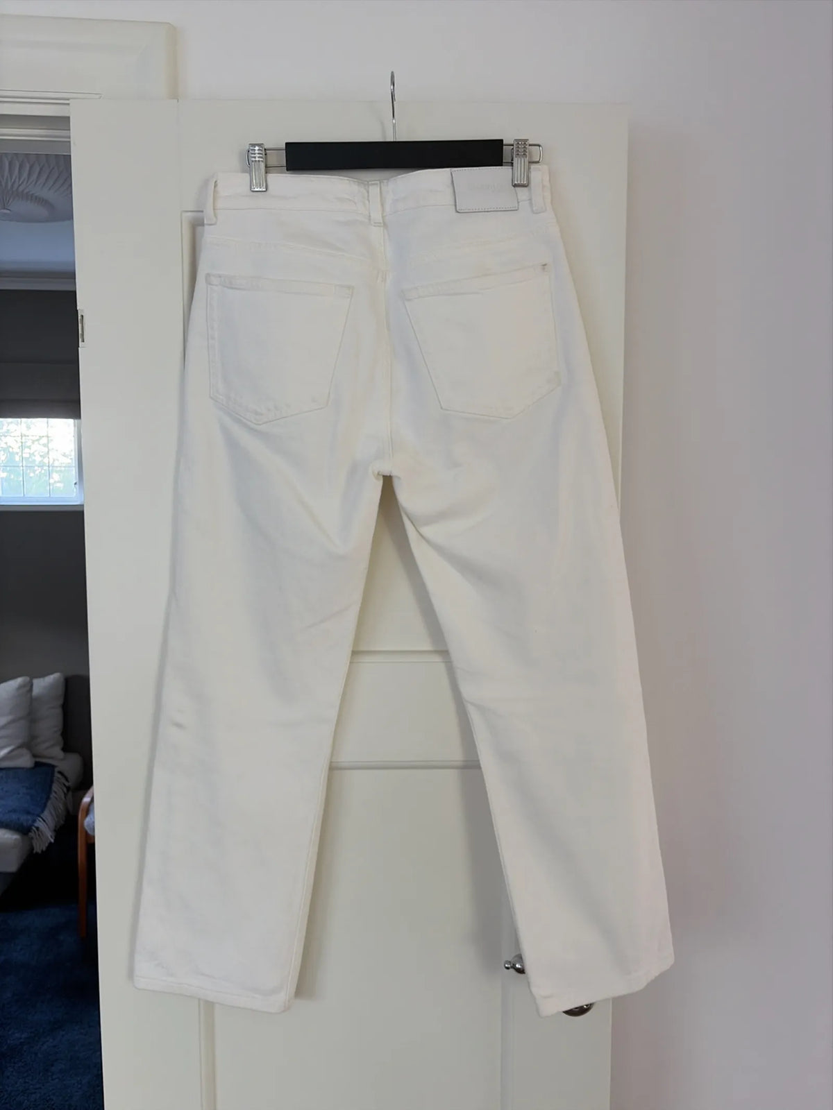 Marville Road Straight Off White Jeans
