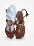 Tory Burch-skinnsandaler