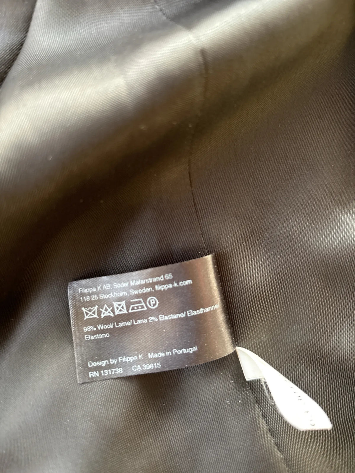 Filippa K-ullkostym NWT