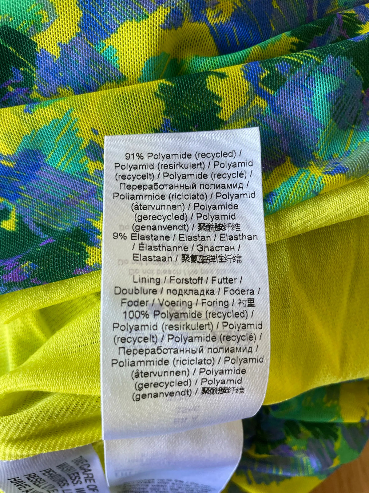 Ganni Ruched Mesh Mini-klänning