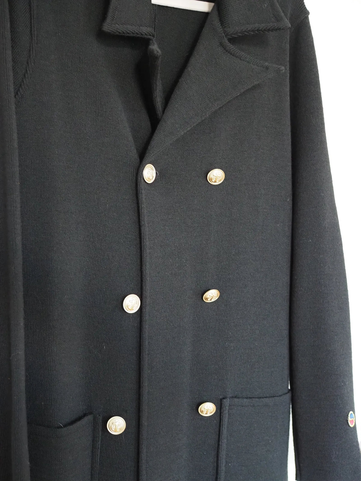 Busnel Roma Lång / I Ull. Dubbelknäppt Med Guldknappar Coat