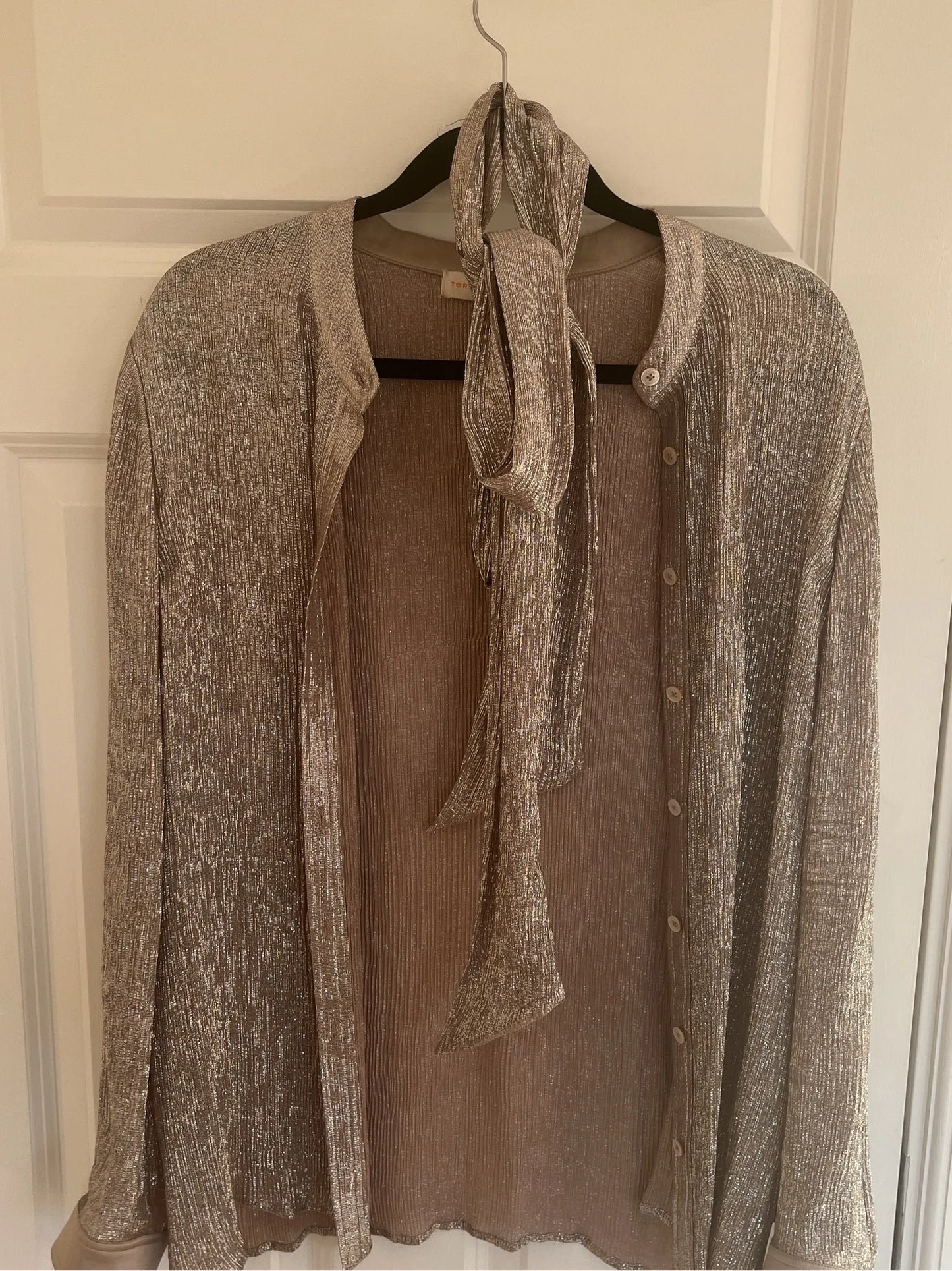 Tory Burch Metallic Blouse