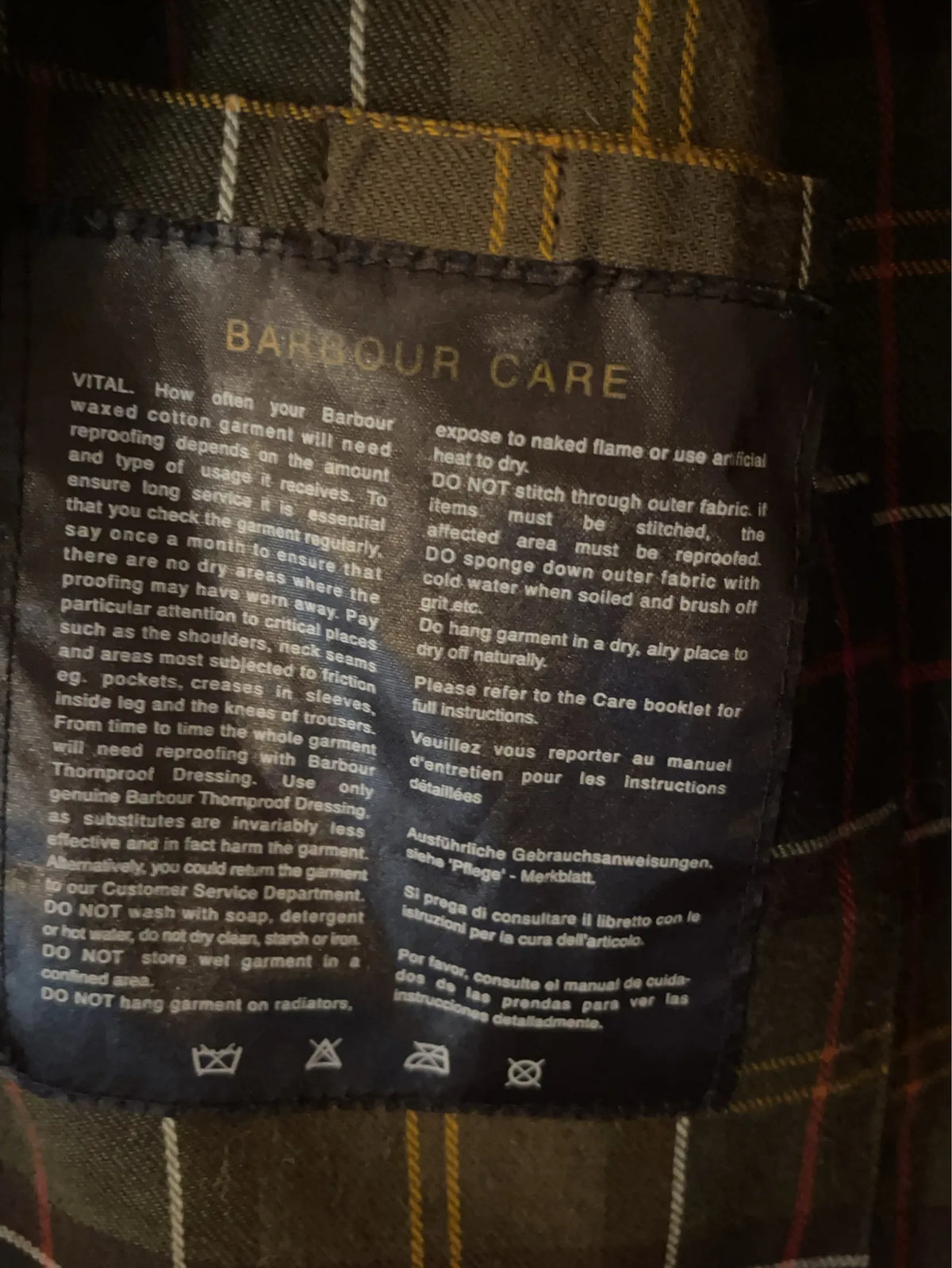 Barbour-fritidsjacka