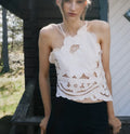 Worn vintage 09 Floral-topp NWOT