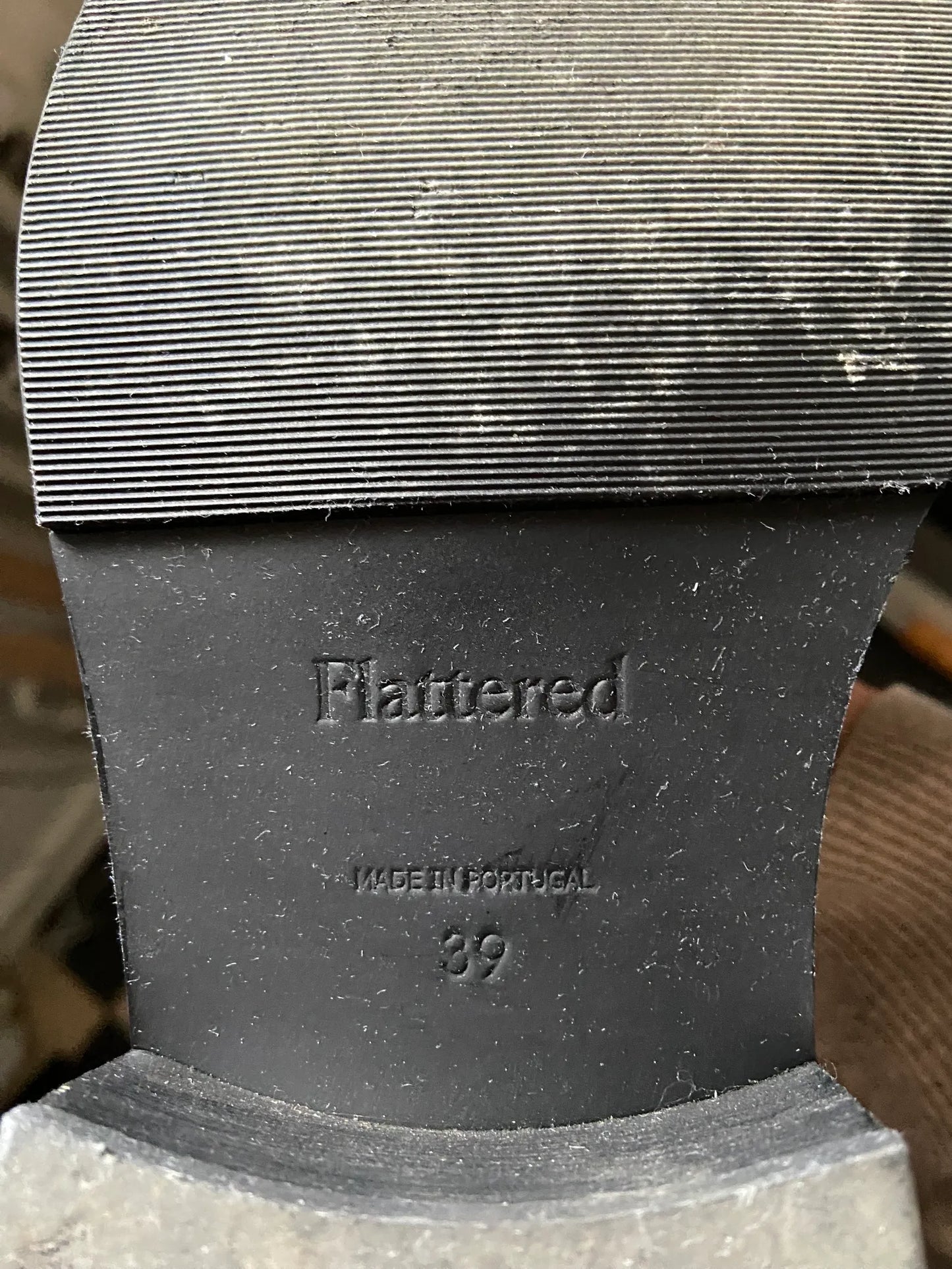 Flattered Franca Leather Black Boots