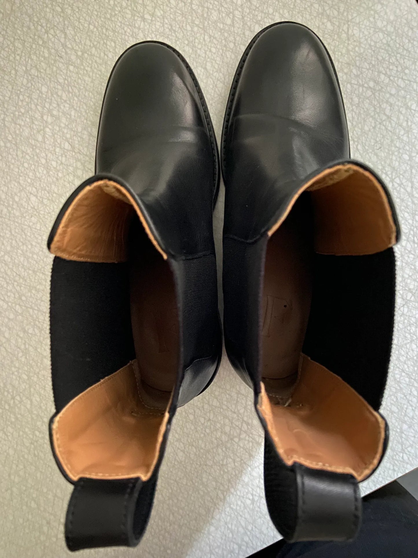 Flattered Franca Leather Black Boots