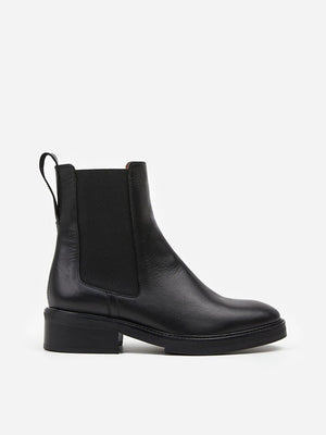 Flattered Franca Leather Black Boots