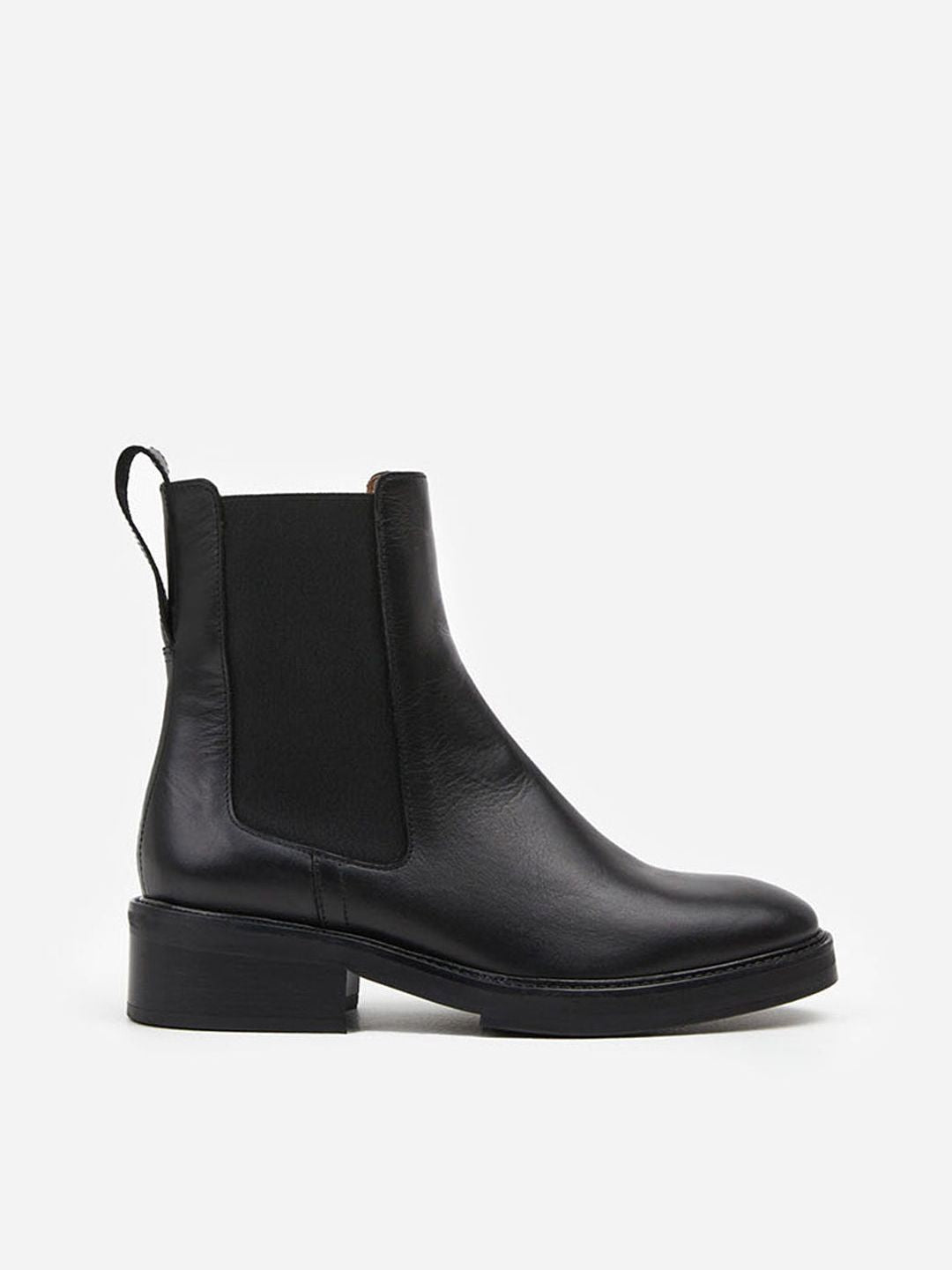 Flattered Franca Leather Black Boots