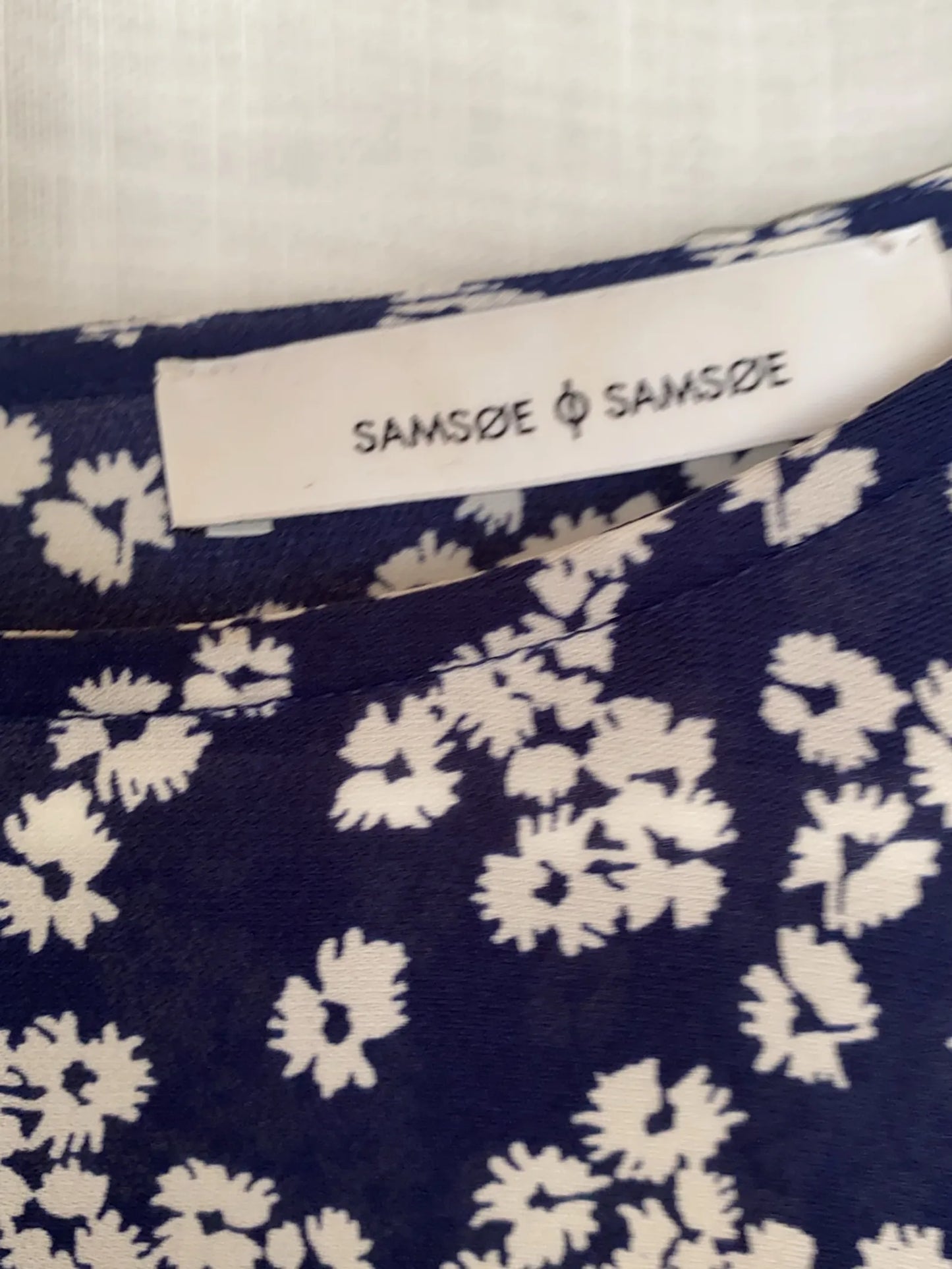 Samsøe Samsøe Serena Is Aop 8083 Daisy Blue-blus